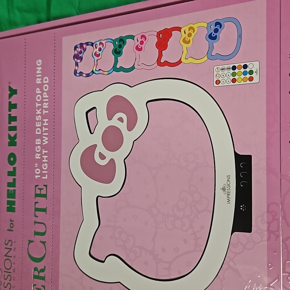 Hello Kitty Super Cute 10 inch desktop Ring Light with tripod - Picture 6 of 11